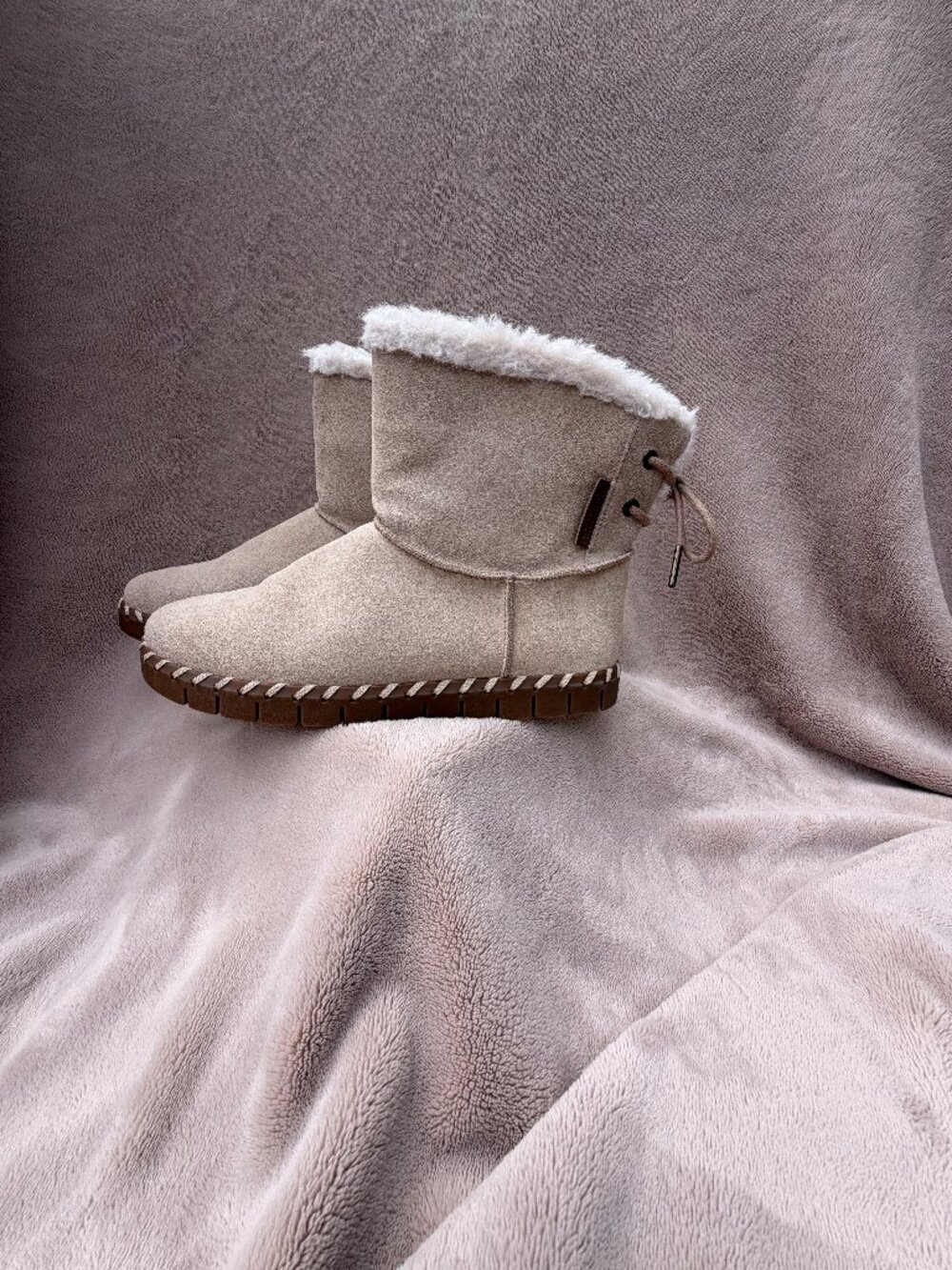 NWOT MUK LUKS Flexi Albany Suede Winter Boots 9.5
